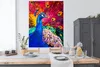 MuchoWow® Poster Gemälde - Vogel - Pfau - Ölgemälde 120x160 Produktbild-Vorschau 3