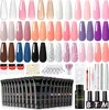 Poly Extension Gel Nagel Kit mit UV LED Lampe Slip Lösung Produktbild-Vorschau 1