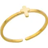 Anello GE-39041 Oro Regolabile - Eleganza Minimalista Anteprima dell’immagine prodotto 1