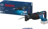 A Bosch reciprocating saw and its packaging are displayed on a white background. Produktbild-Vorschau