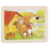Goki -Puzzle di animali in legno, 6 -set di 6 Anteprima dell’immagine prodotto 2