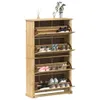 vidaXL Szafka na buty Corona 99x32x163,5 cm lite drewno Podgląd zdjęcia produktu 2