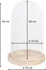 Clayre & Eef Glocke Ø 18x28 cm Glas Produktbild-Vorschau 5