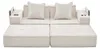 Schlafsofa Zweisitzer Cord Pouf Stauraum Getränkehalter 2 Produktbild-Vorschau 16