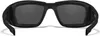 Wiley X Boss Safety Polarisierte Sonnenbrille Schwarz  Produktbild-Vorschau 3