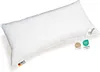 A white pillow with tags attached. Produktbild-Vorschau