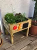 Kinder-Hochbeet Holz 50x40x45 cm inkl. Zubehör, grün Produktbild-Vorschau 5