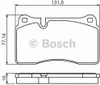 Bosch Bremsbelagsatz, Scheibenbremse  0 986 494 207 Produktbild-Vorschau 2