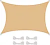 Sonnensegel BASIC PES Rechteck 3,5x5 sandbeige Polyester Produktbild-Vorschau 1