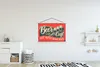 MuchoWow® Textilposter Mancave - Bier - Gläser - Vintage Produktbild-Vorschau 2