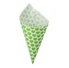 100 Spitztüten mit Herz-Motiv – Grün | 250g | Papier-Tüten Produktbild-Vorschau 1
