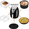 MONZANA® Heißluftfritteuse Zubehör 8tlg. Fritteuse Set Produktbild-Vorschau 6