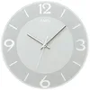 AMS 9571 Wanduhr Quarz analog grau rund mit Glas leise ohne Produktbild-Vorschau 1