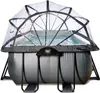 EXIT Black Leather Rahmenpool 540x250x122cm, Aufstellpool, Produktbild-Vorschau 4