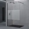 doporro Duschwand für Dusche Duschabtrennung 120x200cm Produktbild-Vorschau 1