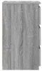 vidaXL Nachttische 2 Stk. Grau Sonoma 40x35x62,5 cm Produktbild-Vorschau 6