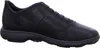 A side view of a black Geox Nebula B men's sneaker against a white background. Produktbild-Vorschau