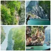 Bild auf Leinwand - Leinwandbild - Boot Klippen Natur Produktbild-Vorschau 8