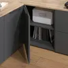 Eckkommode Vicco Wido Anthrazit 80 x 50 cm Eck Kommode mit Produktbild-Vorschau 5