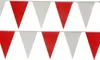 14415 Wimpelkette - rot/weiß, Kunststoff, 10 m Produktbild-Vorschau 1