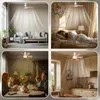 ventilateur de plafond 40W 52CM avec éclairage, lampe de Voir les images du produit 4