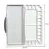 Aquarellpalette faltbar, rechteckige Aquarellpalette mit 18 Produktbild-Vorschau 2