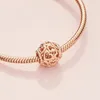 Pandora Charme Rose 780964, roodgoudkleurige hartvormige Productafbeelding-voorbeeld 11