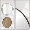 Wandspiegel Schwarz, Ø 50 cm Spiegel rund mit schwarzem Produktbild-Vorschau 2