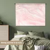 MuchoWow® Wandteppich Wandbehang Marmor - Rosa - Weiß - Produktbild-Vorschau 4