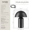 Petite lampe de table rétro KADE, dimmable - noir Voir les images du produit 6