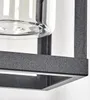 Casarano Außenleuchte aus Metall/Glas in Schwarz/Klar Produktbild-Vorschau 3