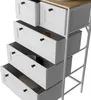 Kommode Vicco Belaro Weiß 56 x 95 cm mit 5 Schubladen, Produktbild-Vorschau 5