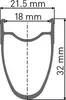 Felge DT Swiss RR 511 28" schwarz 622-18 VL 6,5mm 28 Loch Produktbild-Vorschau 1