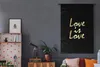 MuchoWow® Wandteppich Wandbehang Zitat - Liebe - Gold Produktbild-Vorschau 5