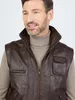 JCC Lederweste BigVest2 Herren dark brown 50 Produktbild-Vorschau 5