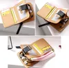 Portefeuille élégant à fermeture éclair avec découpes de Voir les images du produit 4