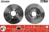 TRW Bremsscheiben (2 Stück) Vorderachse DF4409 Produktbild-Vorschau 1