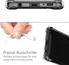 A close-up of a phone case with a hand plugging in a charging cable, and text describing the product's features. Podgląd zdjęcia produktu