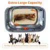 A large cat litter box with a cat inside, and several kittens lined up below. Náhľad obrázku produktu
