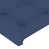 vidaXL LED Kopfteil Blau 83x16x118/128 cm Stoff - LED Produktbild-Vorschau 5
