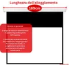 1:1 Rollolux Schermo motorizzato per home cinema 160 x 160 Anteprima dell’immagine prodotto 2