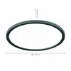 Just Light LED Deckenlampe "Flat" schwarz, 20 W, CCT Produktbild-Vorschau 3