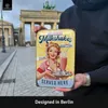 LANOLU Retro Blechschild Küche MILKSHAKE - Vintage Küchen Produktbild-Vorschau 3