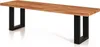 Sitzbank Leeds aus Kernbuche massiv 160x45x45 mit Produktbild-Vorschau 1