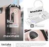 Set de valises rigides Cleo 4 pièces avec pèse-valise - or Voir les images du produit 5