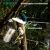 Akku-Hochentaster 2-in-1 Akku Teleskop Hochentaster 8 Zoll Produktbild-Vorschau 3