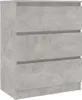 vidaXL Príborník betón sivý 60x35x76 cm odvodený výrobok z Náhľad obrázku produktu 2