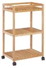 relaxdays Chariot de service marron 47,0 x 32,5 x 77,0 cm Voir les images du produit 8