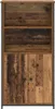 vidaXL Highboard old wood 62 x 36 x 121,5 cm materiál na Náhled obrázku produktu 6