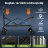 HAUSPROFI 220L Bollerwagen faltbar offroad schwarz, Produktbild-Vorschau 6